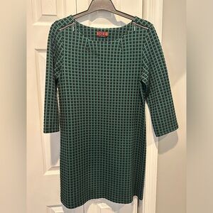 Black and green professional dress